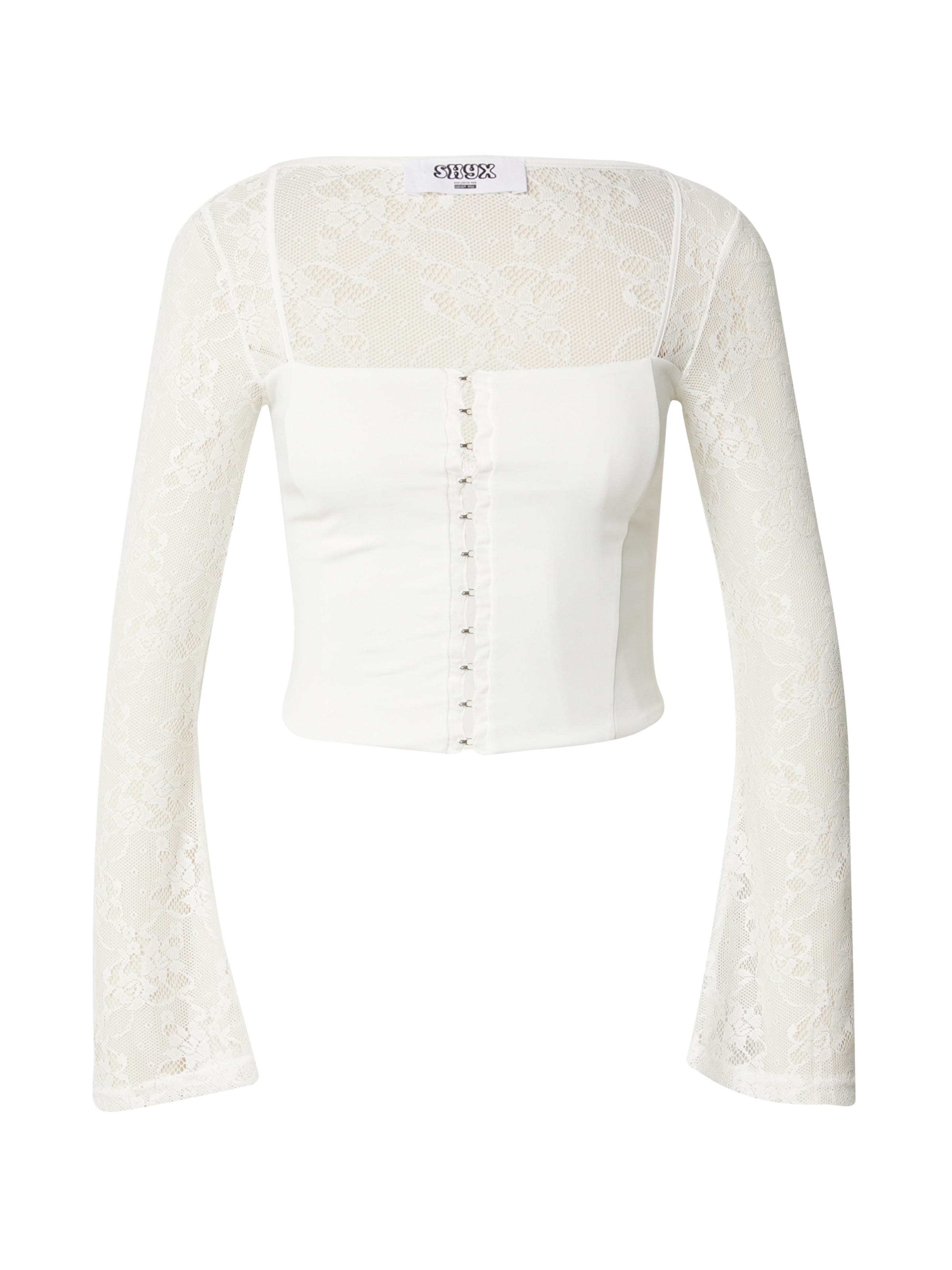 SHYX Μπλουζάκι 'Fenja' σε λευκό: μπροστά