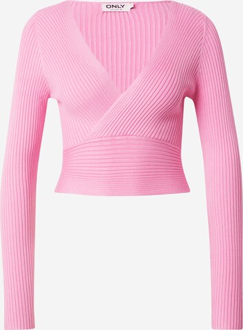 ONLY Pullover 'HONOR' in Pink: predná strana