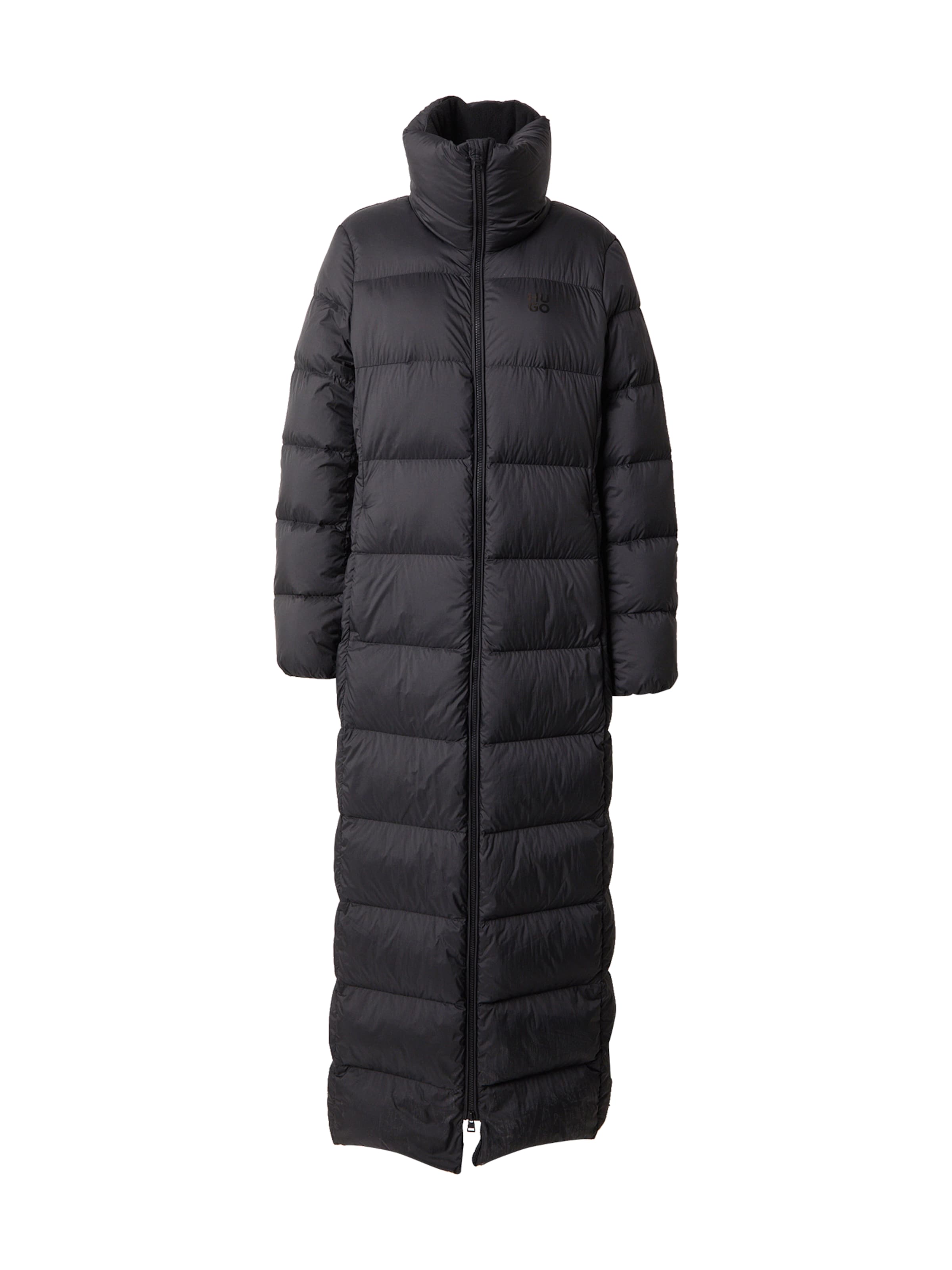 HUGO Mantel 'Finola-2' in Schwarz: Vorderseite