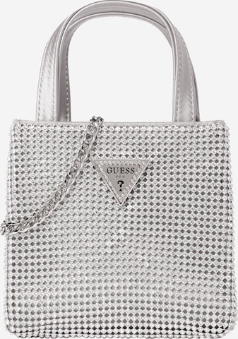 GUESS Handtasche 'LUA' in Silber: predná strana