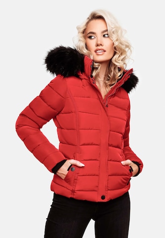 NAVAHOO Зимняя куртка 'Miamor' в Красный: спереди