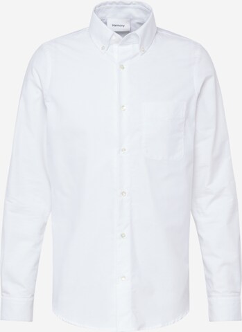 Harmony Paris Regular fit Button Up Shirt 'CELESTIN' in White: front