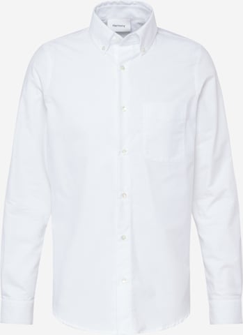 Harmony Paris Regular fit Button Up Shirt 'CELESTIN' in White: front