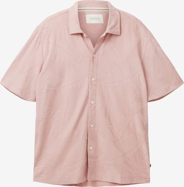 TOM TAILOR Regular fit Button Up Shirt in Pink: front