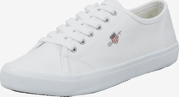 GANT Matalavartiset tennarit 'Pillox' värissä valkoinen: etupuoli