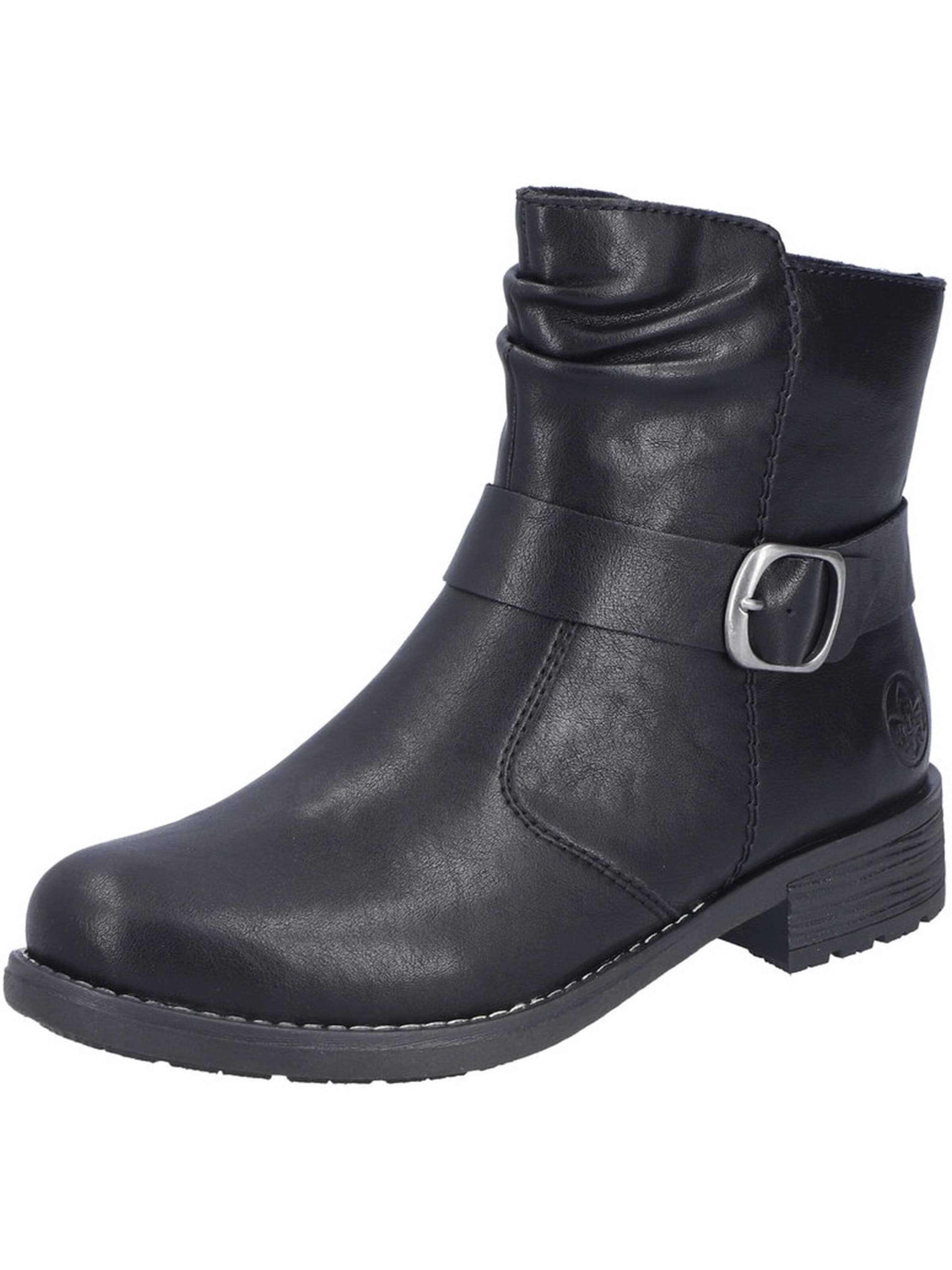 Rieker Booties 'Rieker Stiefelette - Schwarz Kunstleder' in 39 in Black, Item view