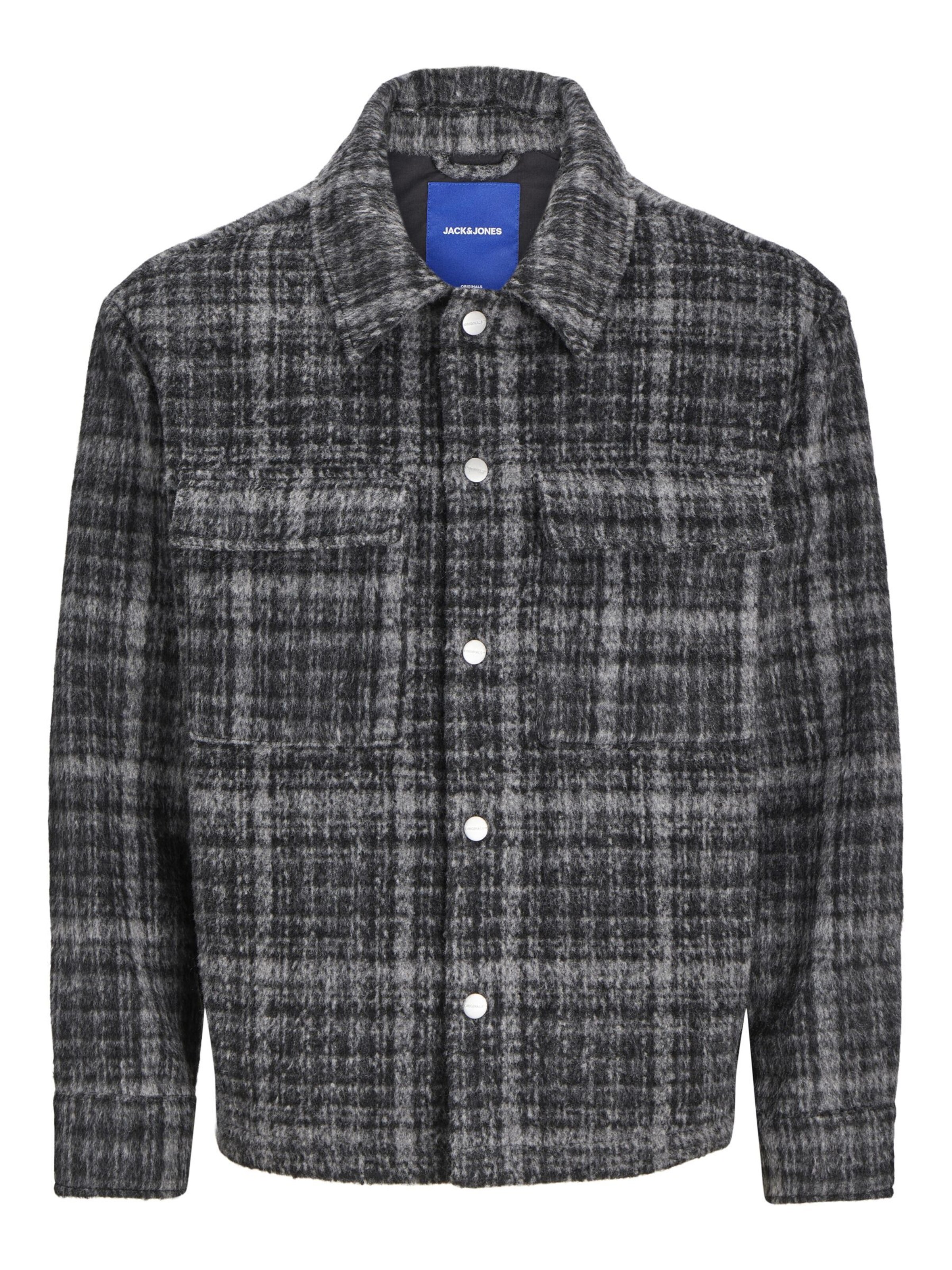 Giacca di mezza stagione di JACK & JONES in nero: frontale