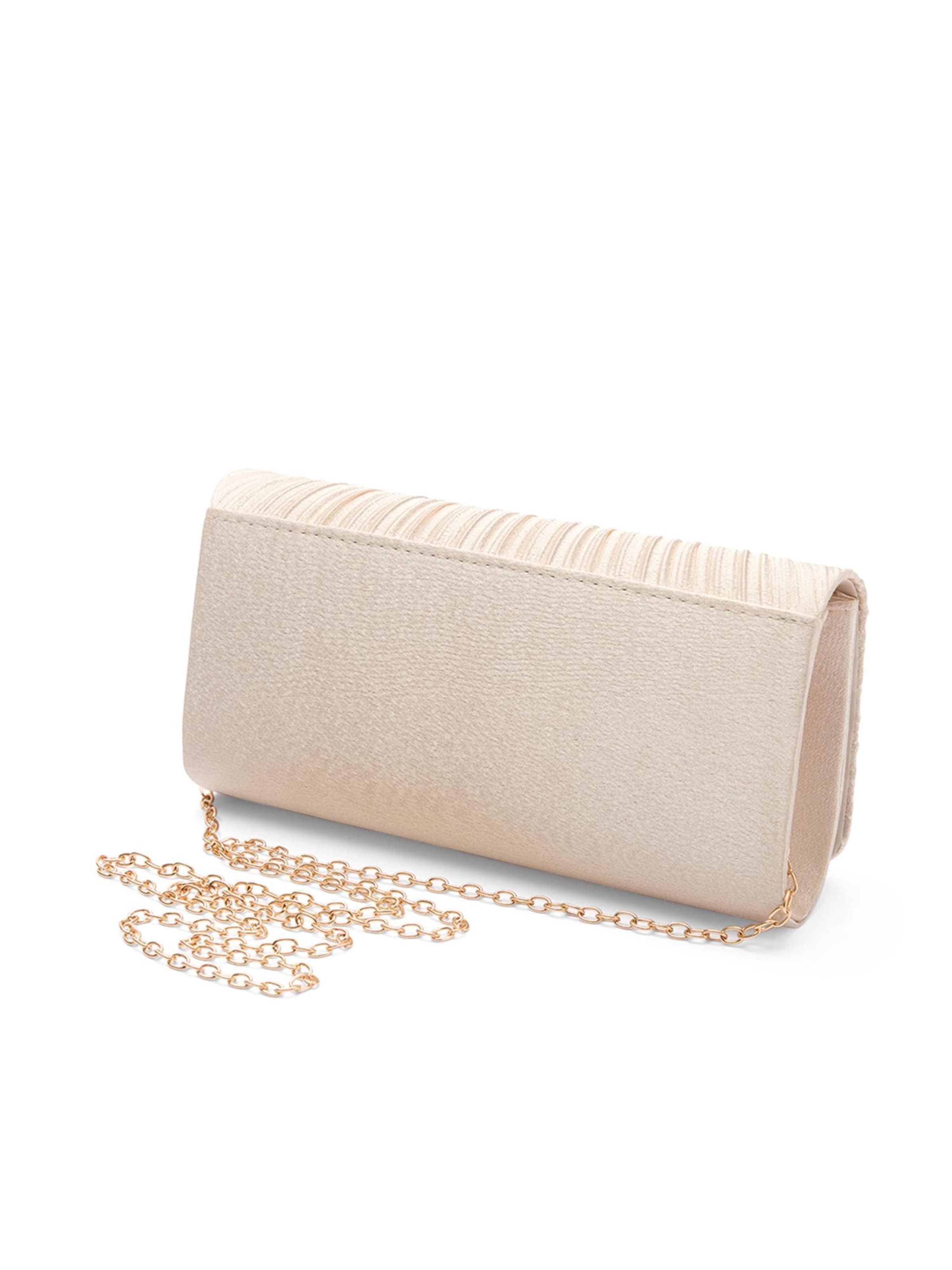 MANFIELD Clutch in Beige