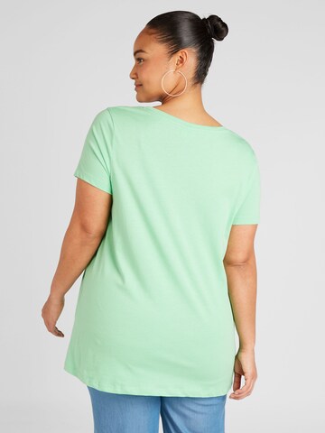 žalia ONLY Carmakoma Marškinėliai 'BONNIE'