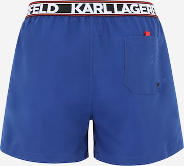 Pantaloncini da bagno di Karl Lagerfeld in blu
