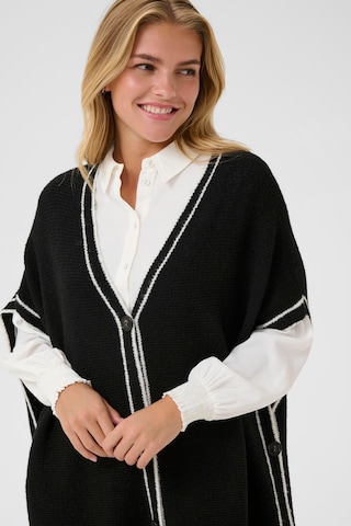 Cape 'Rams' Cream en noir