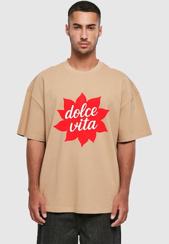 2Y Studios Shirt 'Dolce Vita' in Beige: voorkant