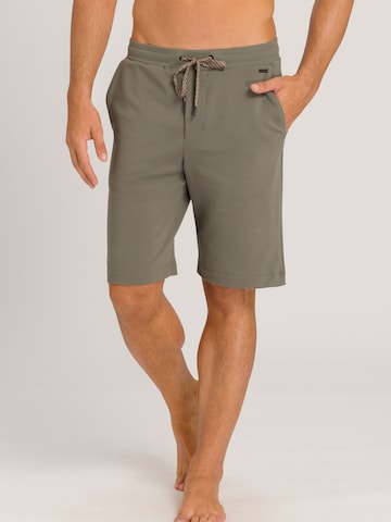 Regular Pantalon Hanro en vert : devant