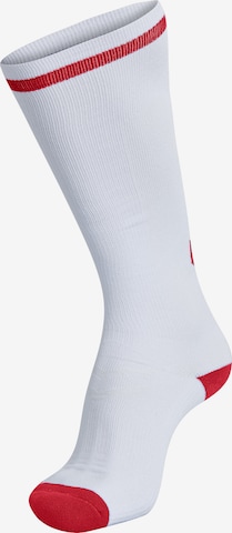 Chaussettes de sport Hummel en blanc : devant