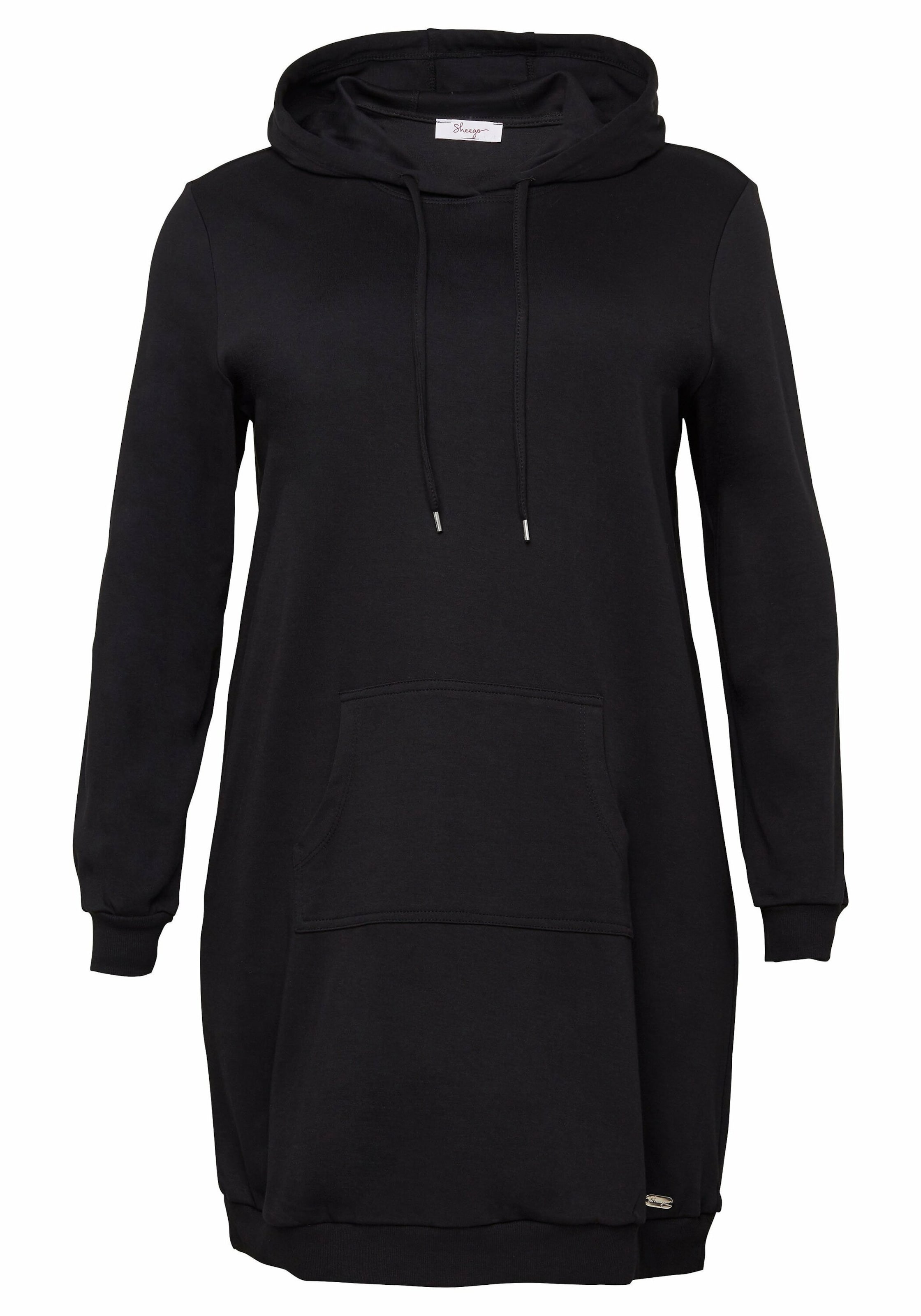 SHEEGO Φόρεμα σε μαύρο: μπροστά