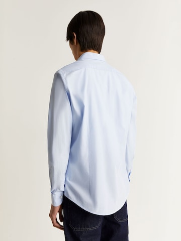 Scalpers Regular fit Button Up Shirt 'Fancy ' in Blue