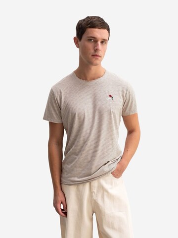 Giesto Shirt in Bruin: voorkant