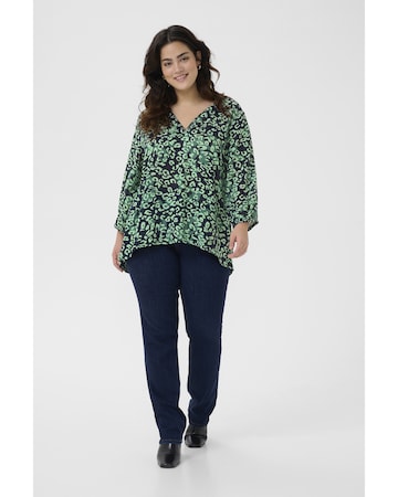 KAFFE CURVE - Blusa 'KCJanni' em verde