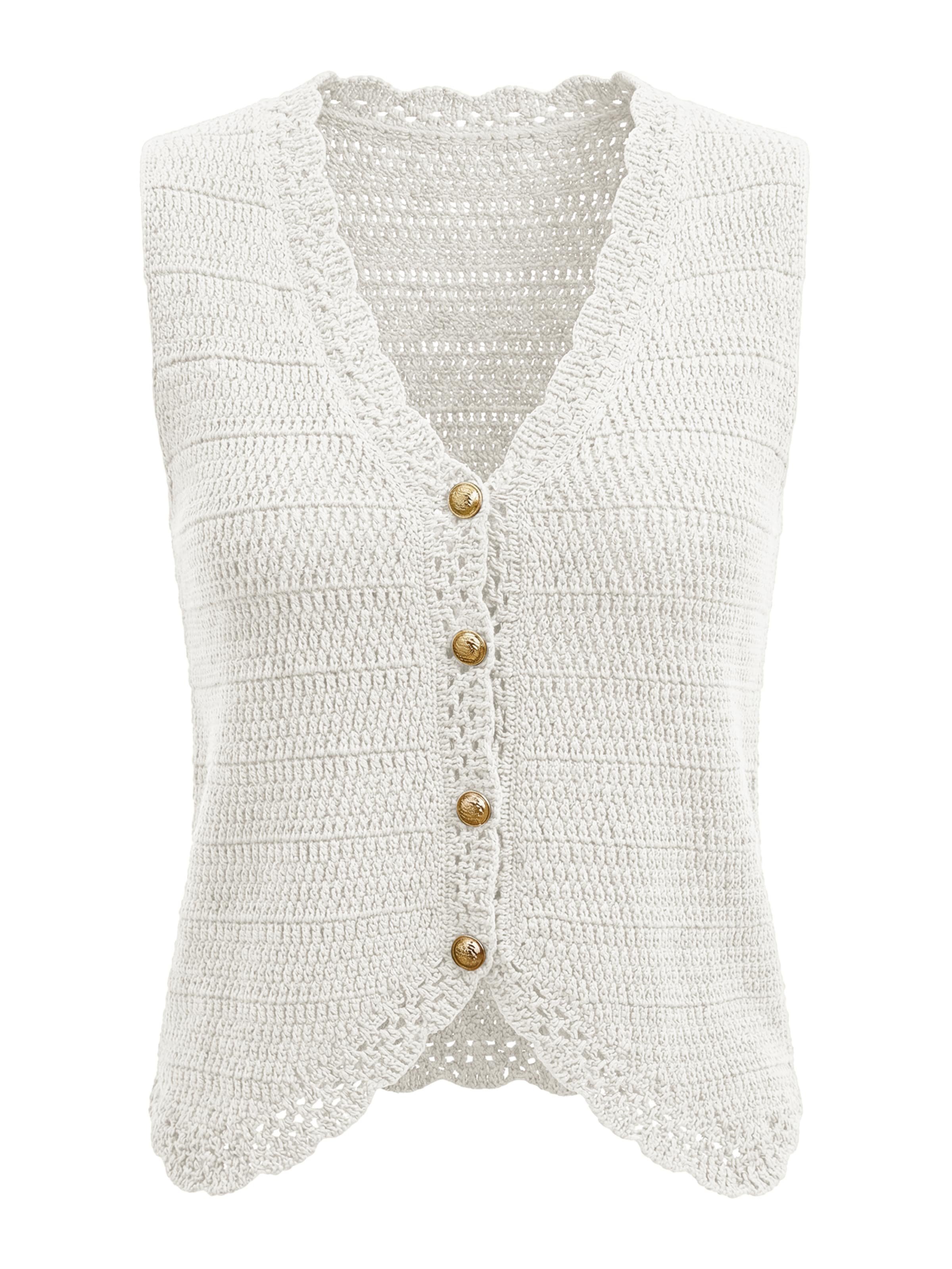 Cardigan Imily Bela en blanc : devant