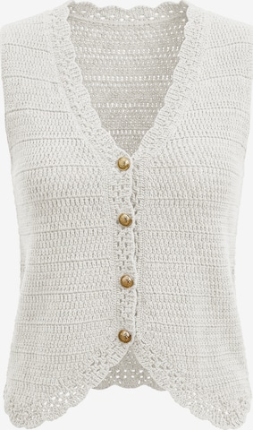 Imily BelaKardigan bez rukava - bijela boja: prednji dio