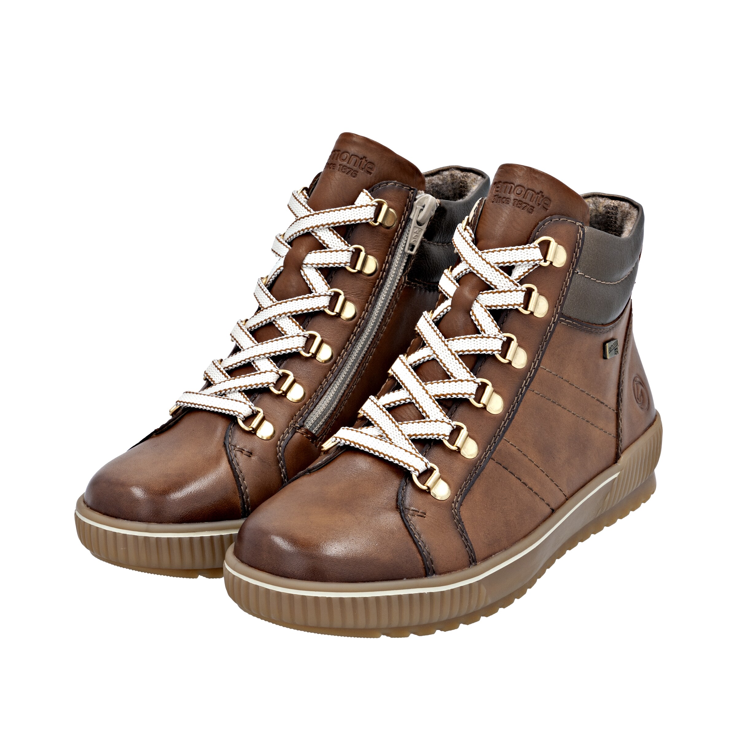 Bottes à lacets 'D0781' REMONTE en marron