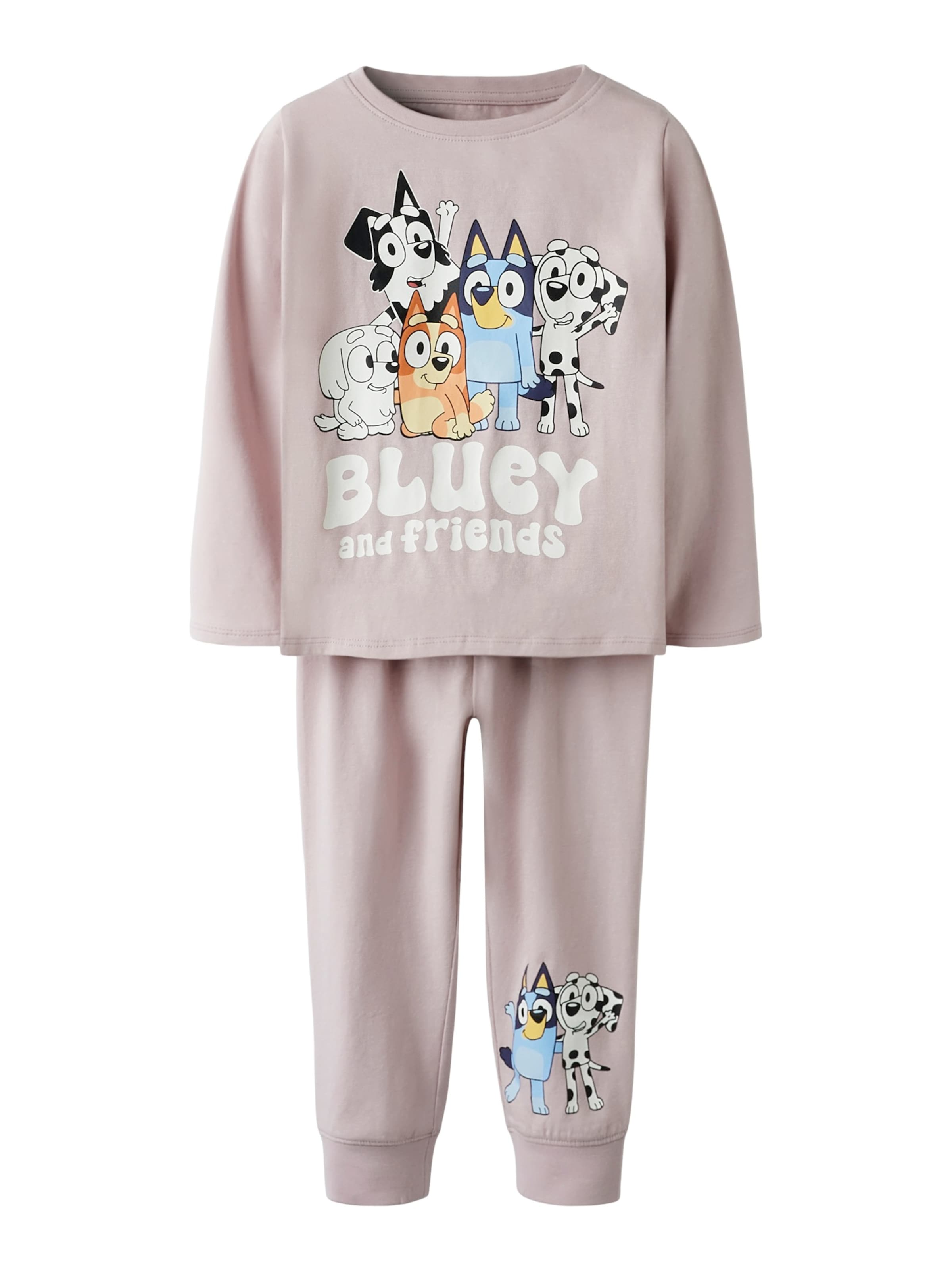 NAME IT Pižama 'NMNAmu Bluey' | vijolična barva: sprednja stran