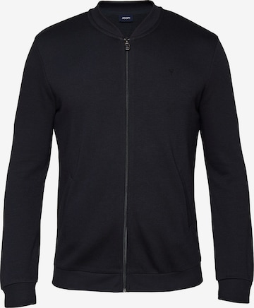 JOOP! Sweat jacket ' Loungewear ' in Black: front