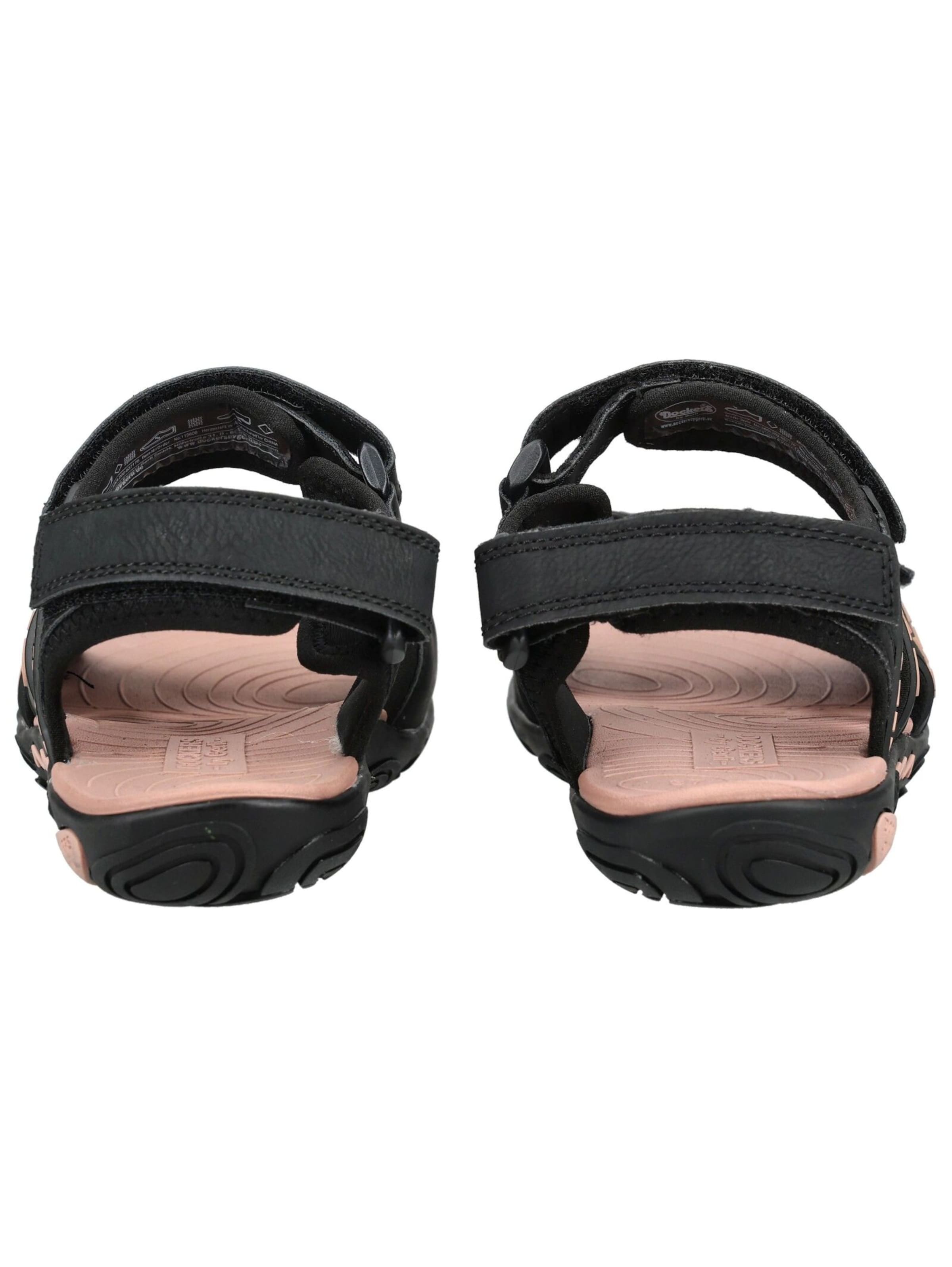 Sandalo di Dockers by Gerli in nero