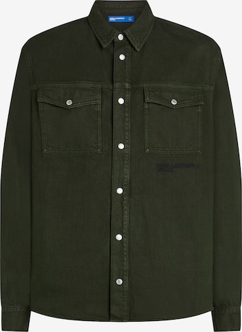 KARL LAGERFELD JEANSRegular Fit Košulja - zelena boja: prednji dio