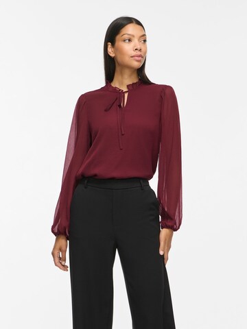 Camicia da donna 'VIFalia' di VILA in rosso: frontale