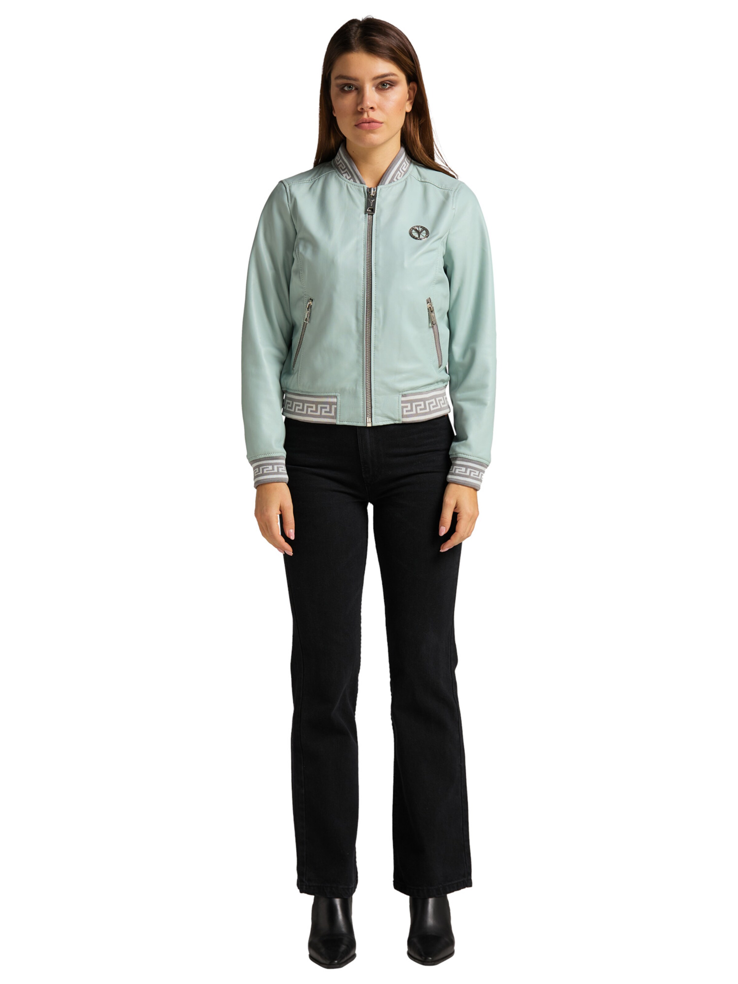 Carlo Colucci Übergangsjacke 'Colton-L' in Grün