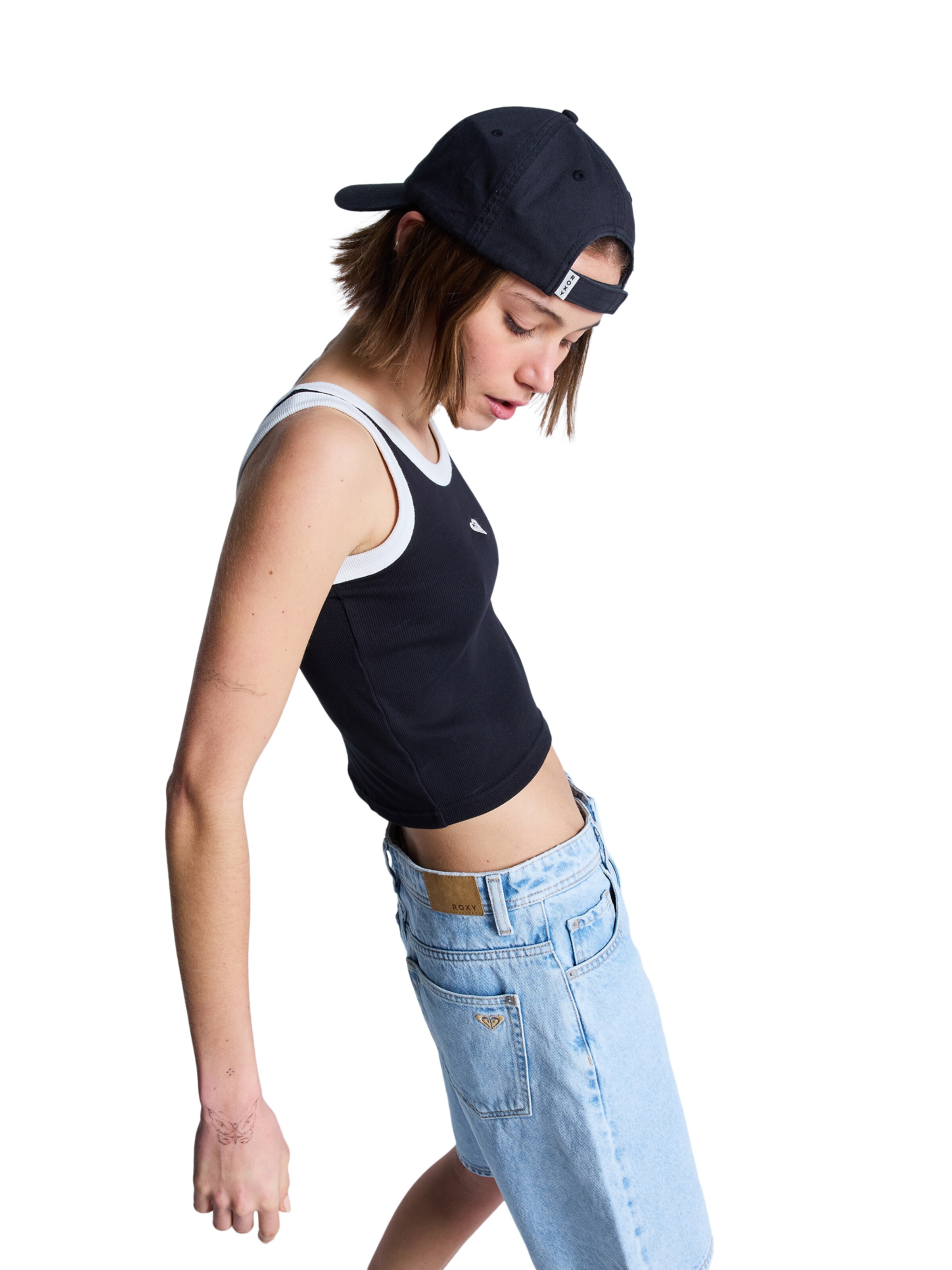 ROXY Top 'Keep It Cool' in Schwarz