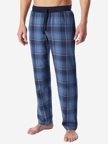 SCHIESSER Pyjamahose ' Mix Relax ' in Blau: Vorderseite