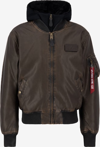 ruda ALPHA INDUSTRIES Demisezoninė striukė: priekis