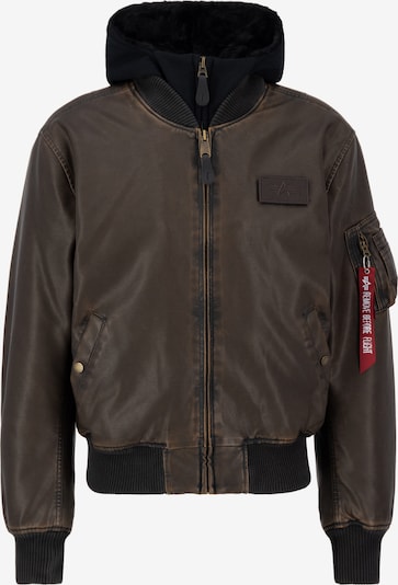 ALPHA INDUSTRIES Prijelazna jakna u smeđa / crvena / crna / bijela, Pregled proizvoda