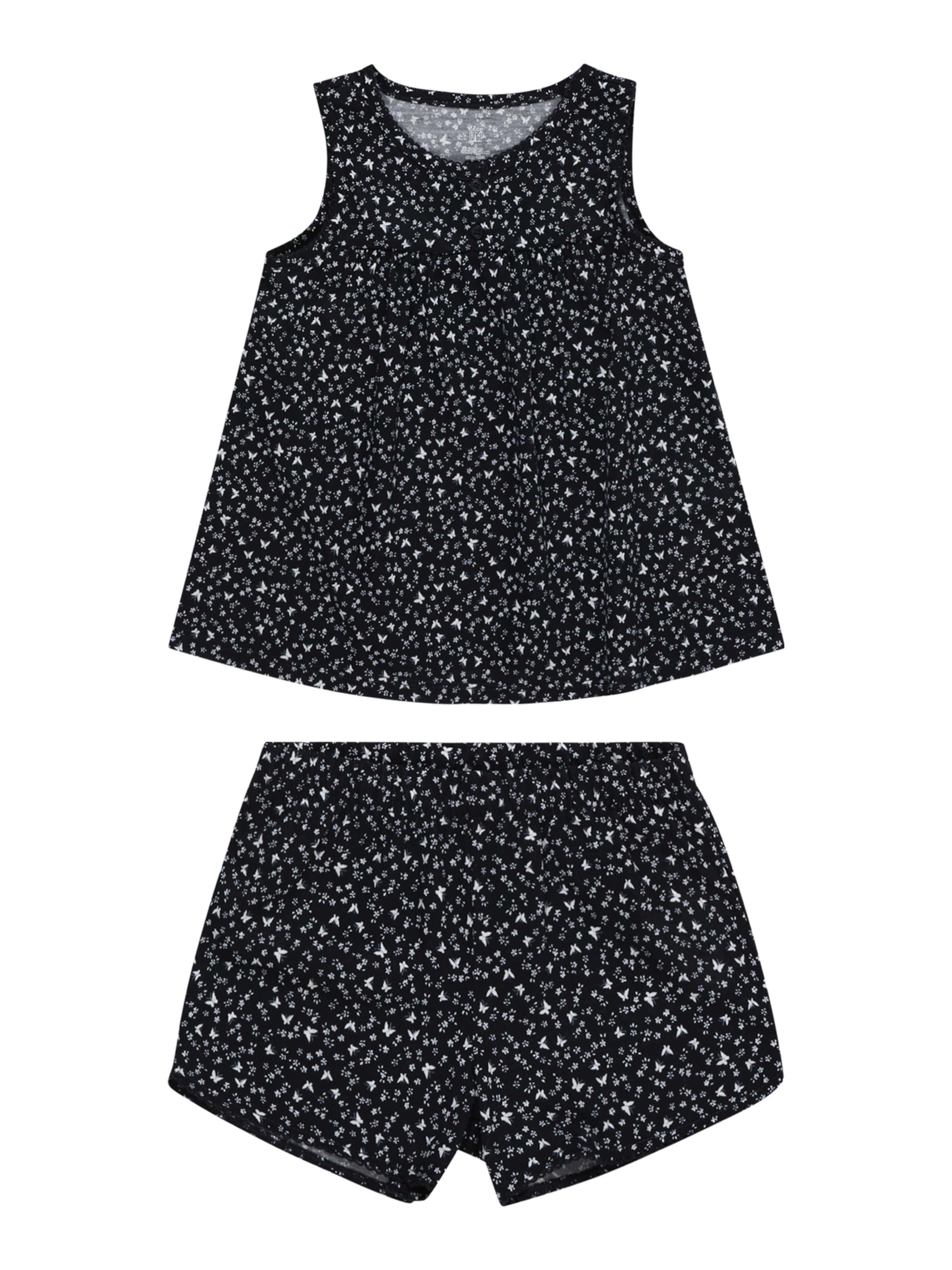 GAP Пижама в Черный: спереди