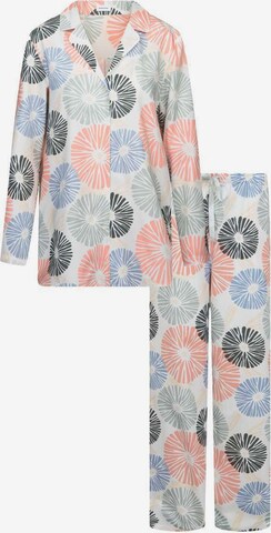 Pyjama 'Schwarze Rose' SEIDENSTICKER en orange : devant