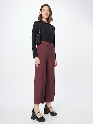 Wide leg Pantaloni 'Valentine' di ABOUT YOU in marrone