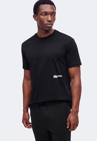 KARL LAGERFELD JEANS Póló - fekete