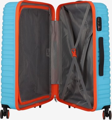 Set di valigie di American Tourister in blu