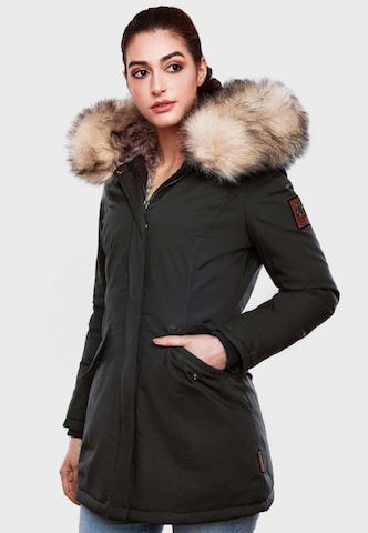 NAVAHOO Χειμερινό παλτό 'Cristal' σε μαύρο