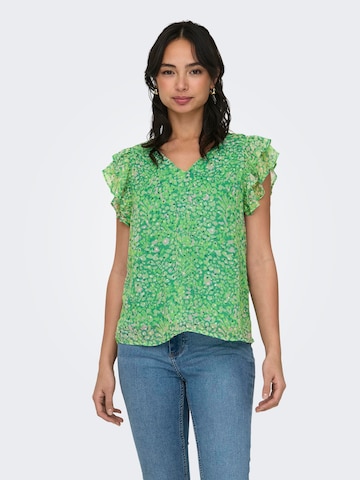 ONLY Blouse 'JOSEFINA' in Green: front