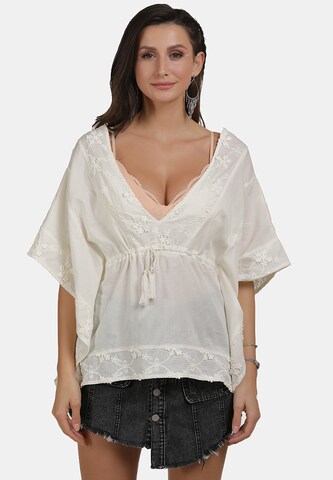 usha FESTIVAL Tunic in White: front