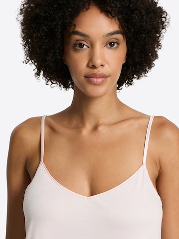 Hanro Nachthemd ' Cotton Silk ' in Pink