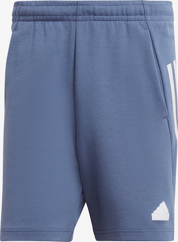 ADIDAS SPORTSWEAR - Regular Calças de desporto 'Future Icons' em azul: frente