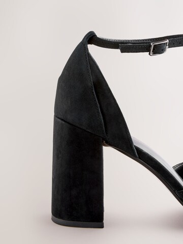 Next T-bar sandals in Black