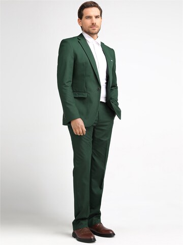 YOUTHUP Slim fit Suit 'Cado' in Green