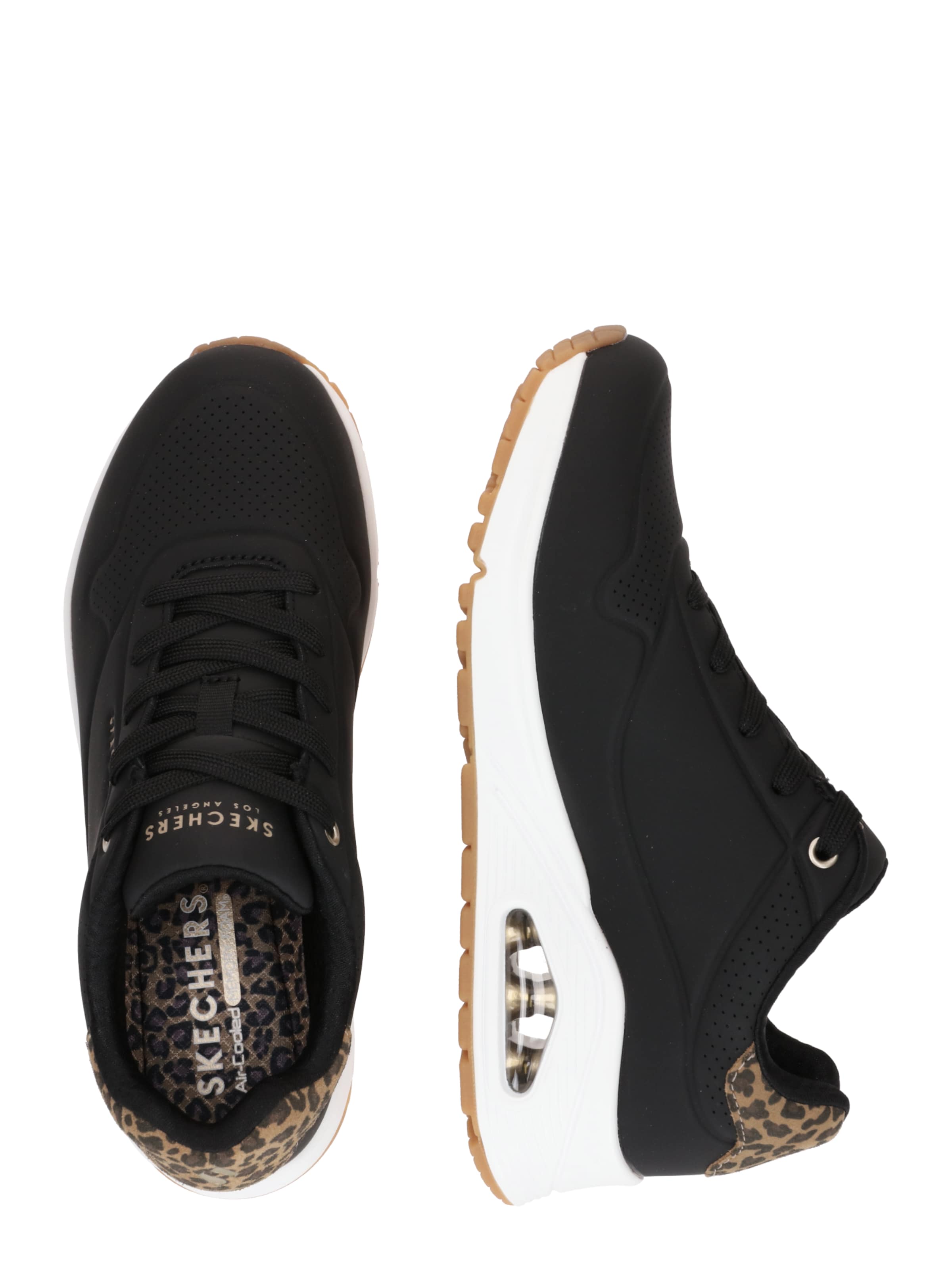 SKECHERS Низкие кроссовки 'UNO' в Черный