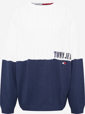 Tommy Jeans Sweater in White: front