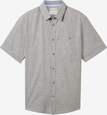 TOM TAILOR Button Up Shirt in Green: front